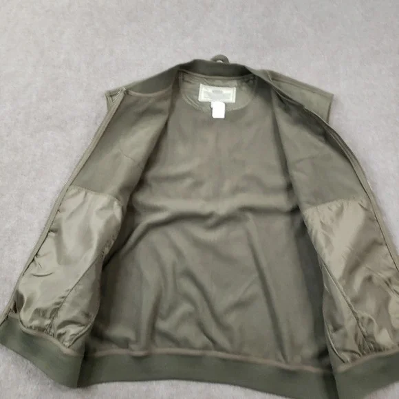Boyt Harness Company Vest Men 2XL Green Fleece Full Zip Shoulder Patch‎ Shooting